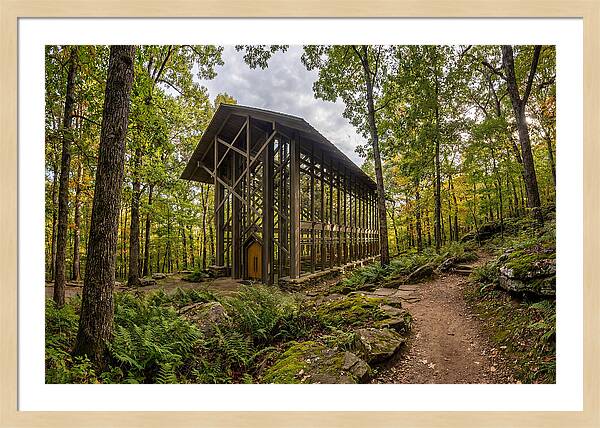 Thorncrown Chapel Amidst Nature