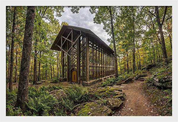 Thorncrown Chapel Amidst Nature