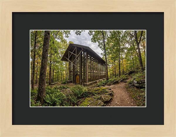 Thorncrown Chapel Amidst Nature