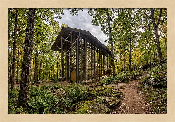 Thorncrown Chapel Amidst Nature