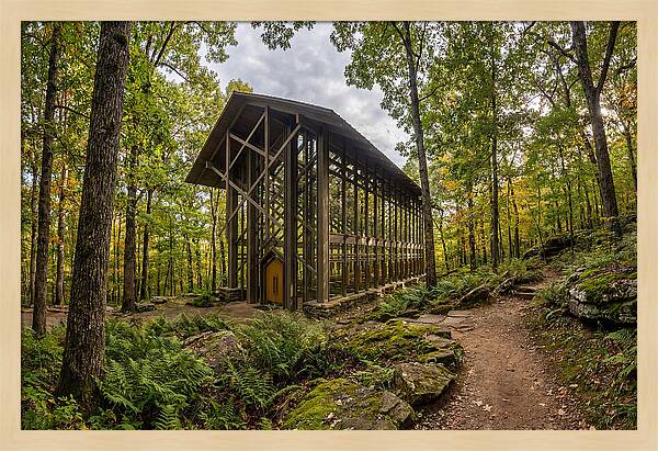 Thorncrown Chapel Amidst Nature