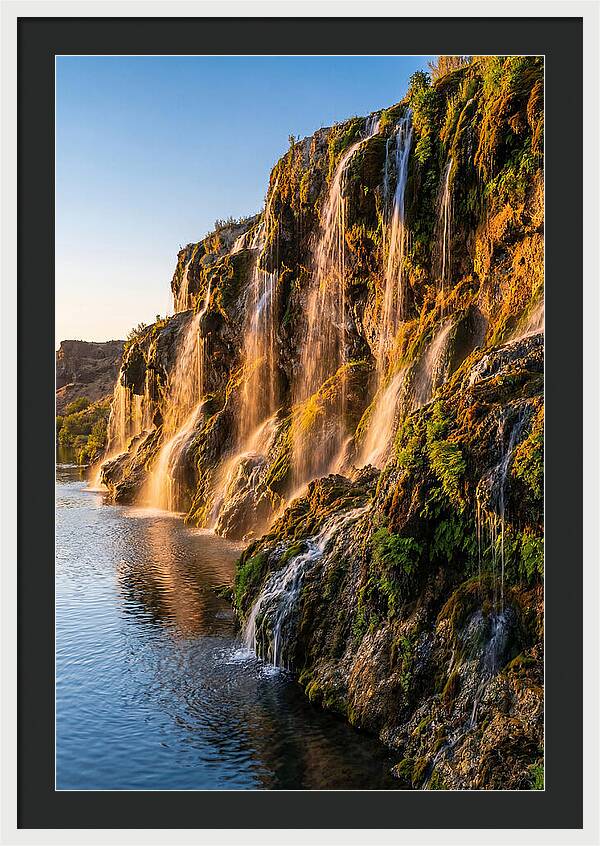 Thousand Springs Flowing Waterfalls