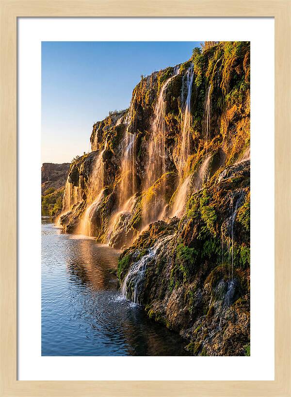 Thousand Springs Flowing Waterfalls