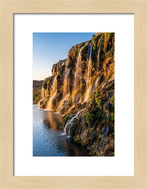 Thousand Springs Flowing Waterfalls