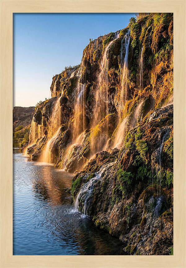 Thousand Springs Flowing Waterfalls