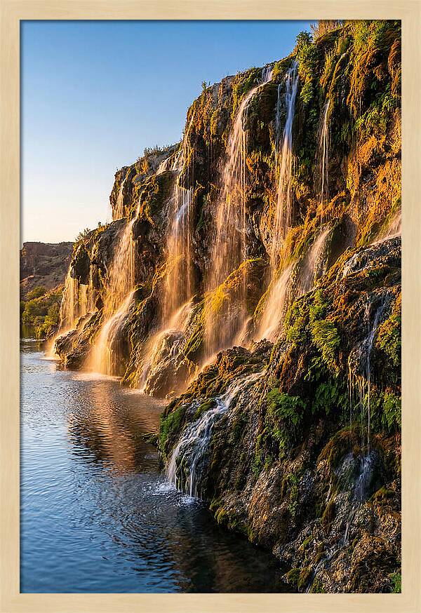 Thousand Springs Flowing Waterfalls