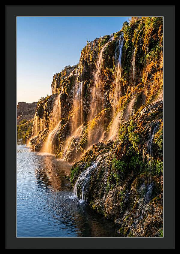 Thousand Springs Flowing Waterfalls