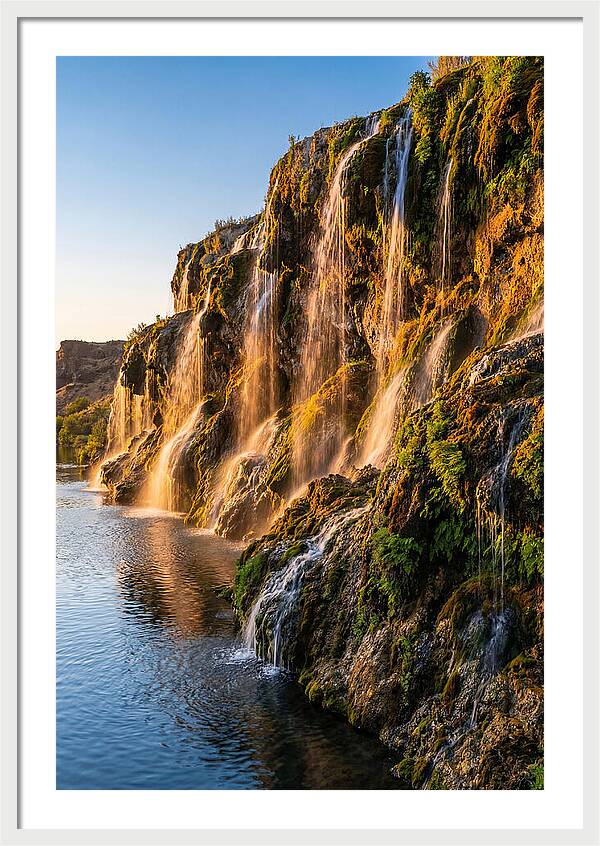 Thousand Springs Flowing Waterfalls