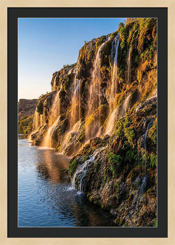 Thousand Springs Flowing Waterfalls