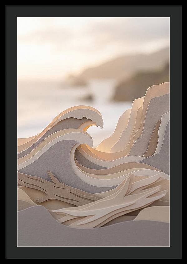 Three Dimensional Wave Sculpture