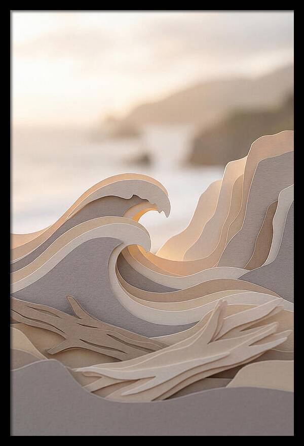 Three Dimensional Wave Sculpture