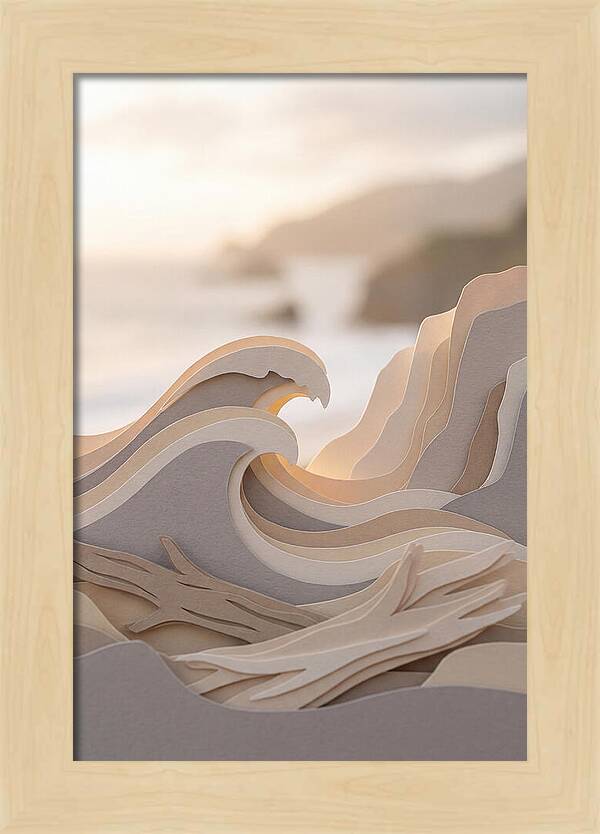 Three Dimensional Wave Sculpture