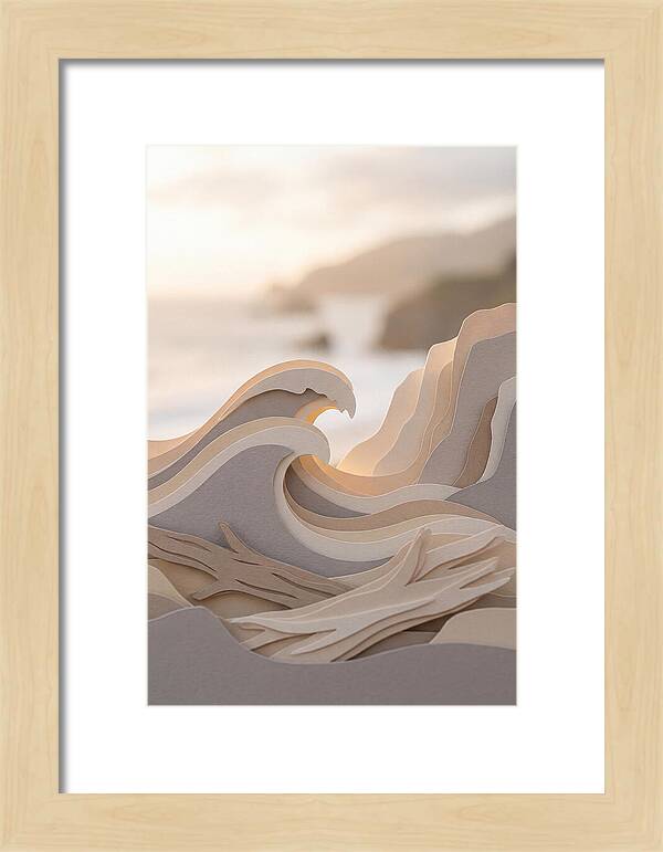 Three Dimensional Wave Sculpture