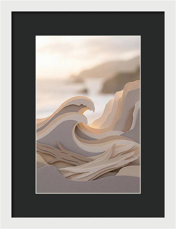 Three Dimensional Wave Sculpture