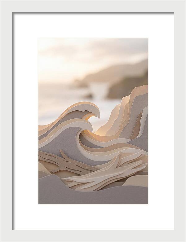 Three Dimensional Wave Sculpture