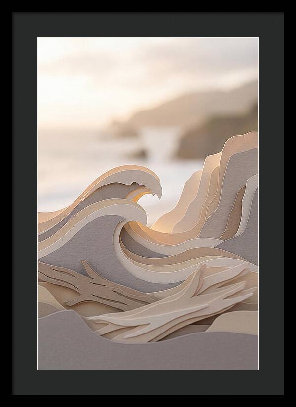 Three Dimensional Wave Sculpture