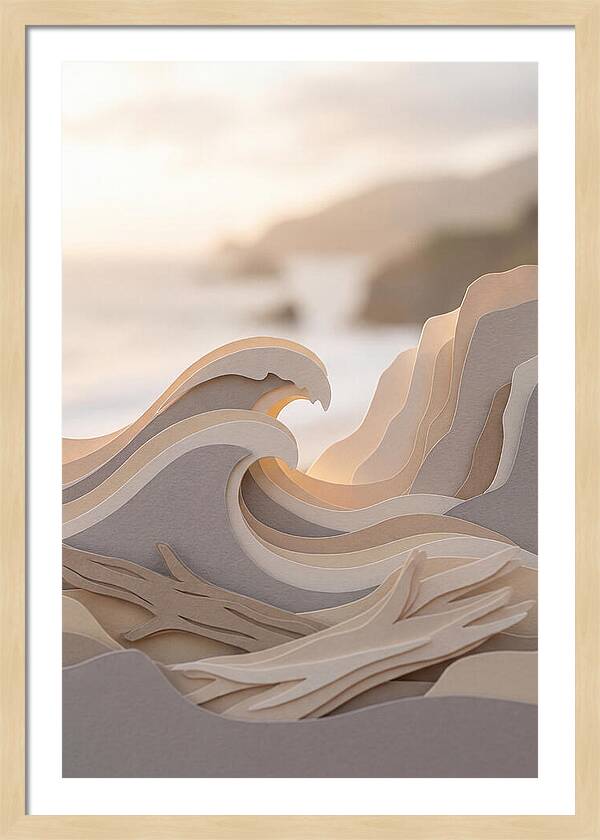 Three Dimensional Wave Sculpture