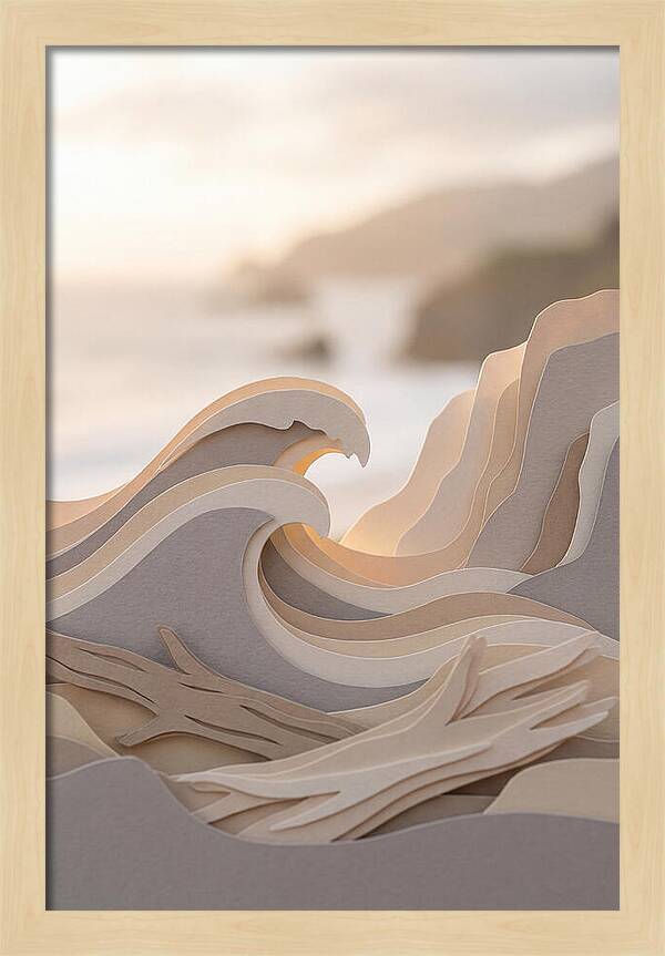 Three Dimensional Wave Sculpture