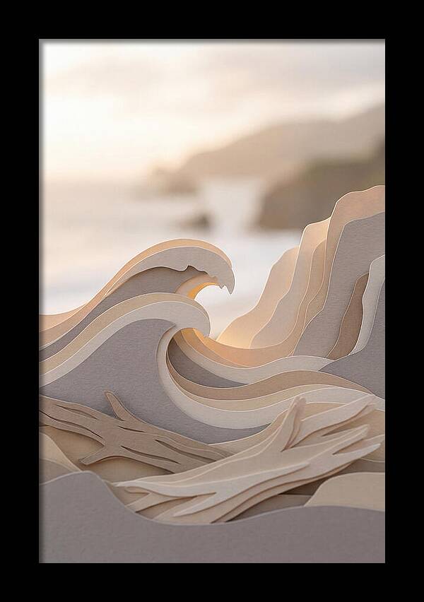 Three Dimensional Wave Sculpture