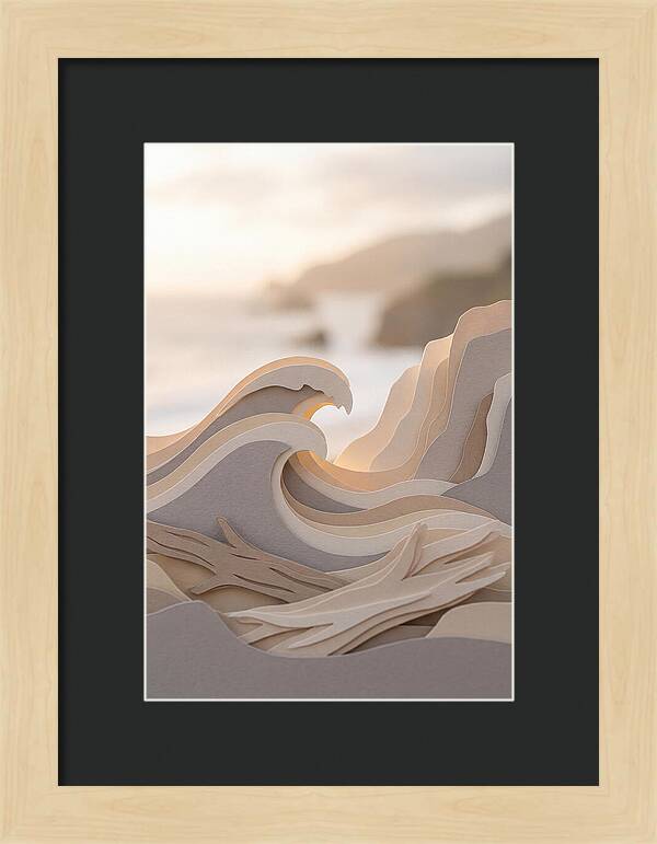 Three Dimensional Wave Sculpture