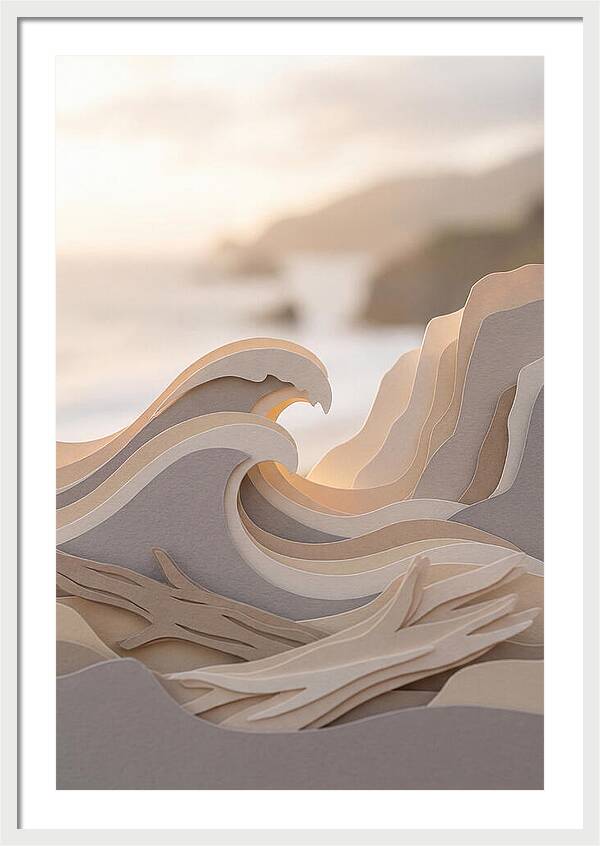 Three Dimensional Wave Sculpture