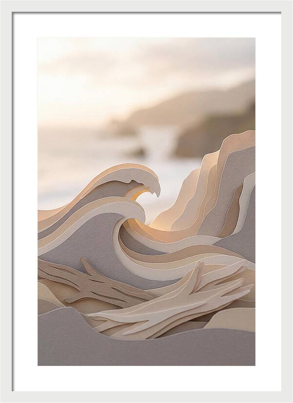 Three Dimensional Wave Sculpture