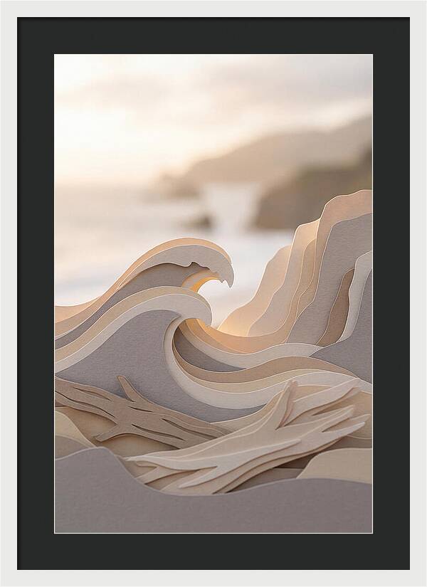 Three Dimensional Wave Sculpture