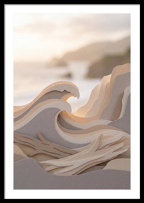 Three Dimensional Wave Sculpture