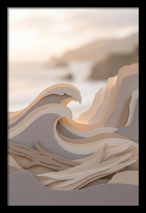 Three Dimensional Wave Sculpture