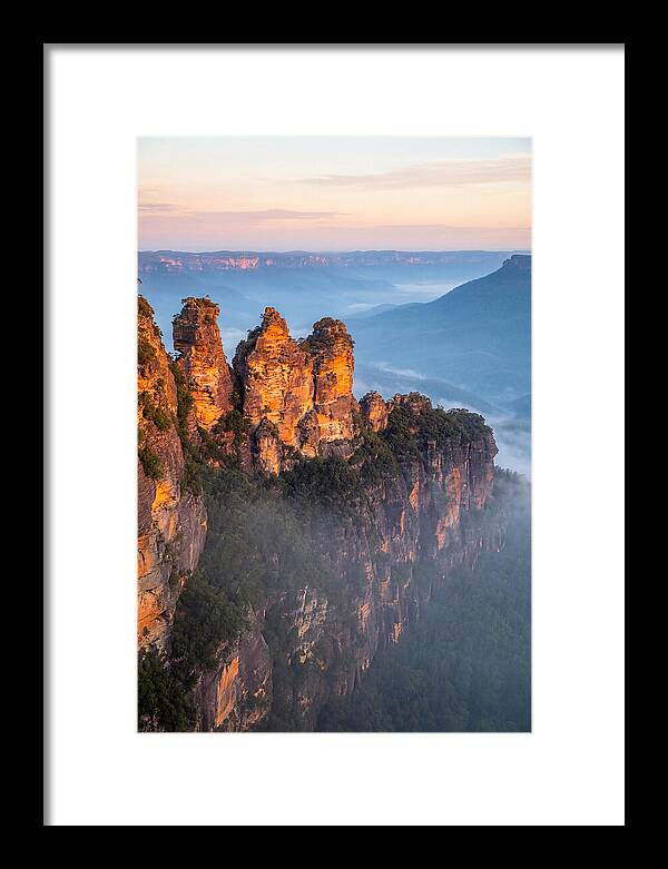 Three Sisters At Sunrise