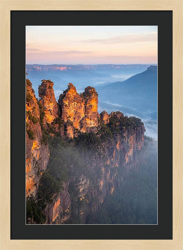 Three Sisters At Sunrise