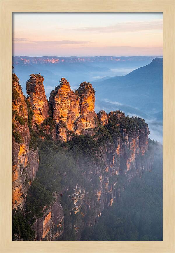 Three Sisters At Sunrise