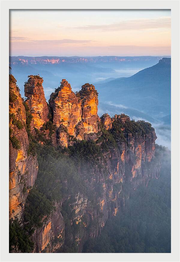 Three Sisters At Sunrise