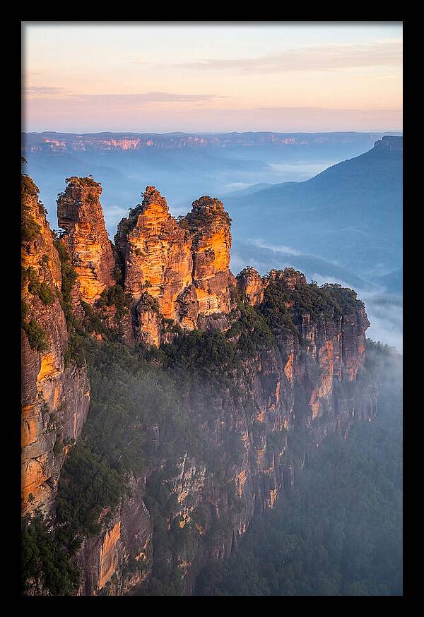 Three Sisters At Sunrise