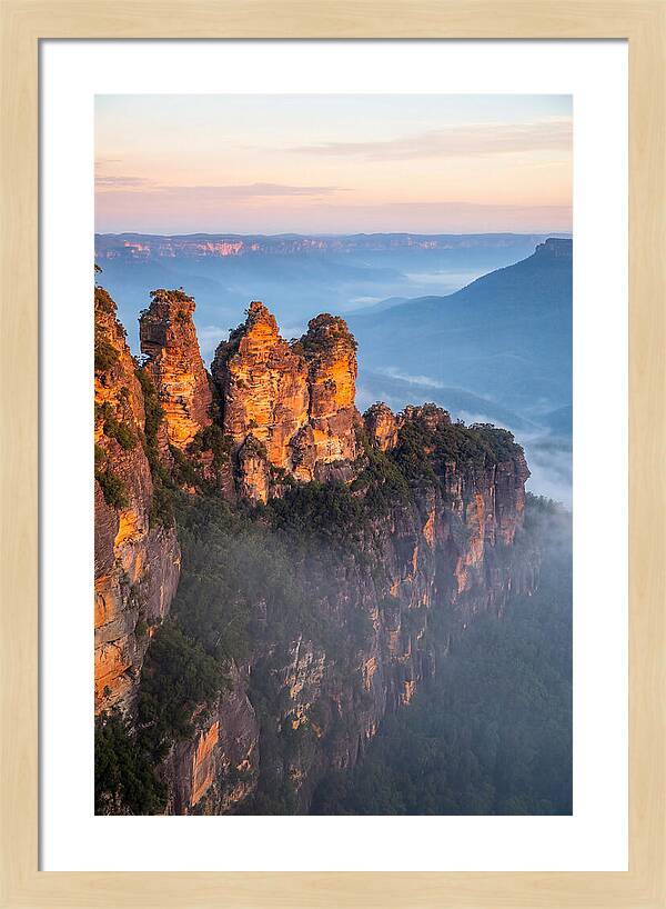 Three Sisters At Sunrise