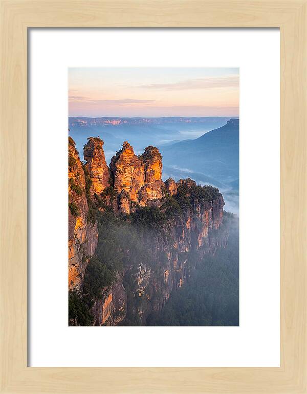 Three Sisters At Sunrise