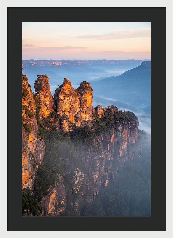 Three Sisters At Sunrise