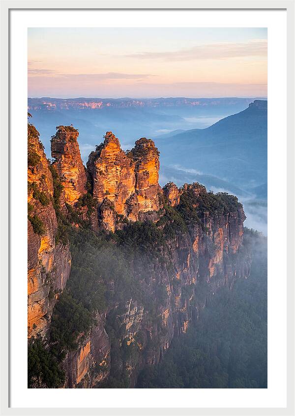 Three Sisters At Sunrise