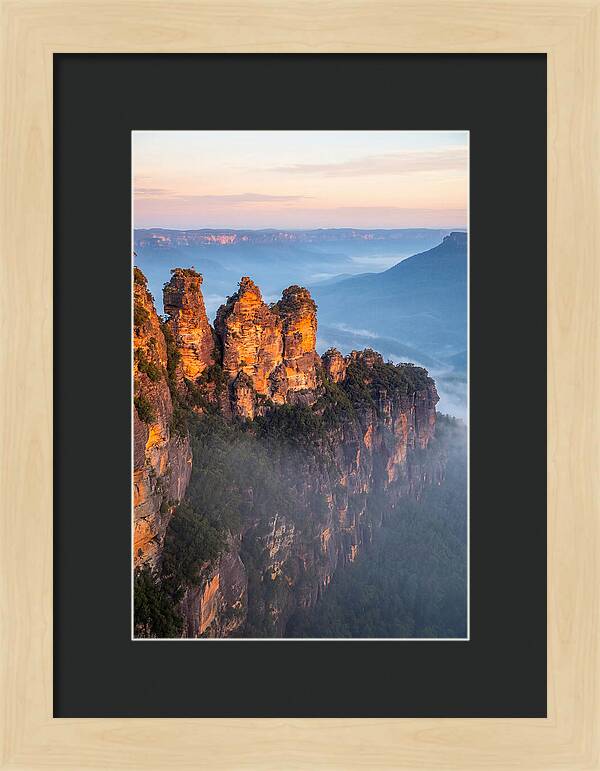 Three Sisters At Sunrise