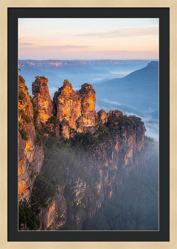 Three Sisters At Sunrise