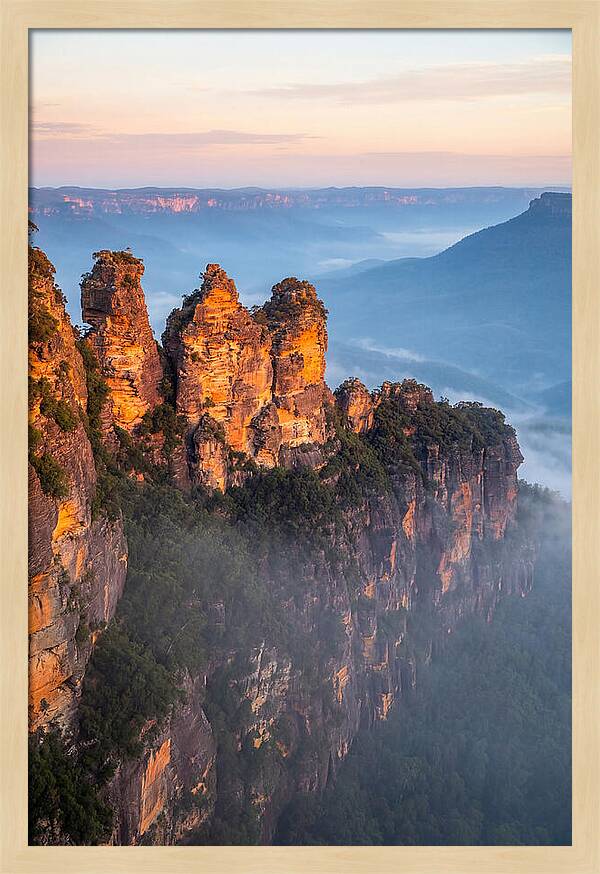 Three Sisters At Sunrise