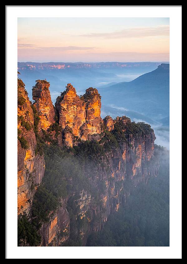 Three Sisters At Sunrise