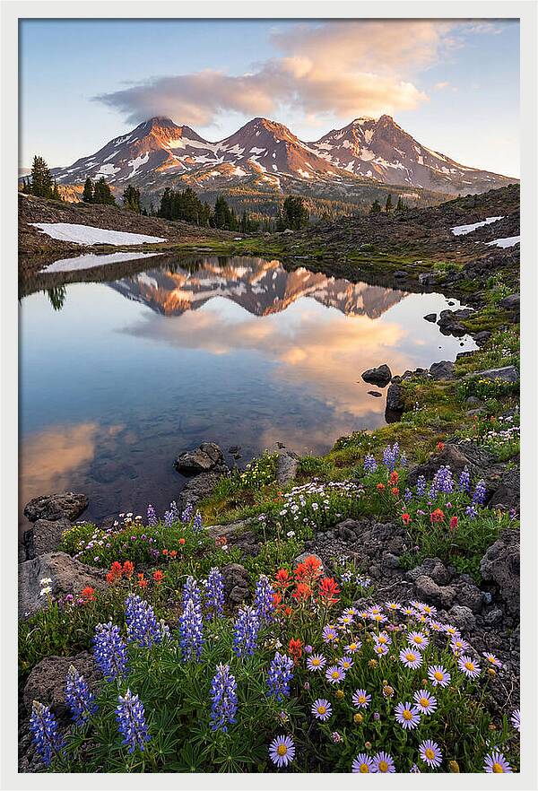 Three Sisters Wilderness Sunrise