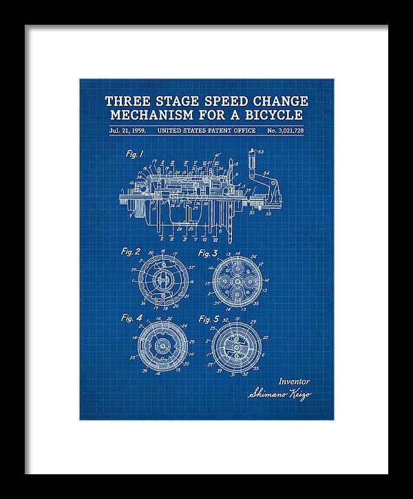 Three Stage Speed Change Mechanism For A Bicycle Shimano Blueprint Patent Us3021728a
