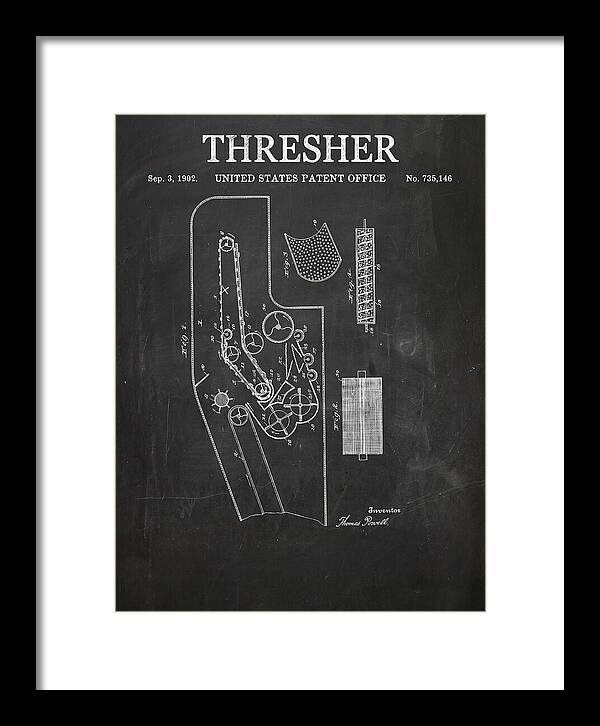 Thresher Chalkboard Patent Us735146a