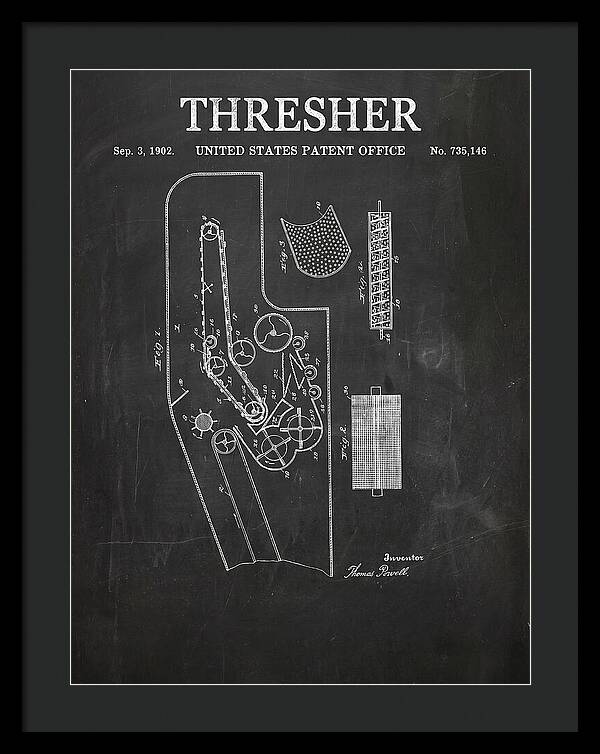 Thresher Chalkboard Patent Us735146a