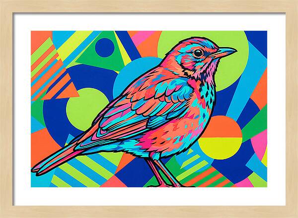 Thrush In Vibrant Colors