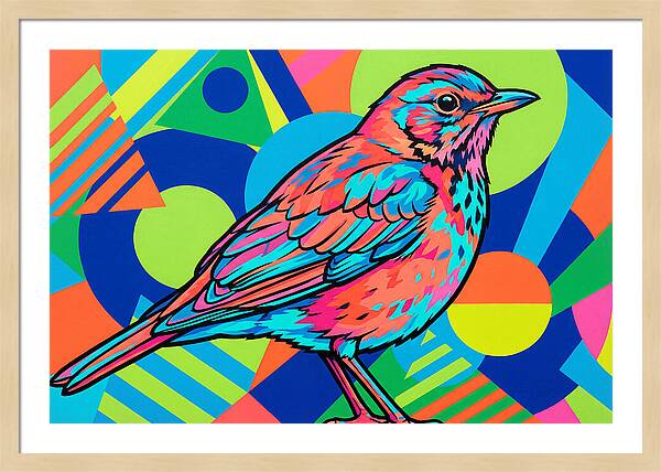Thrush In Vibrant Colors