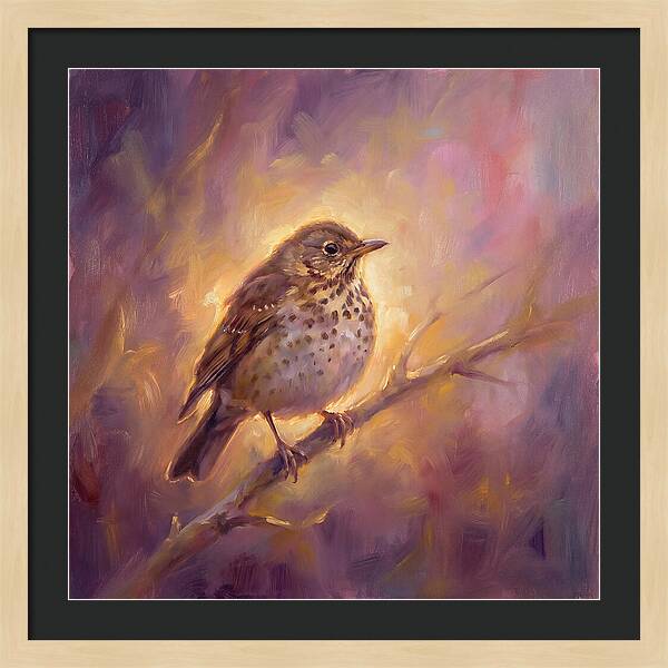 Thrush Perched