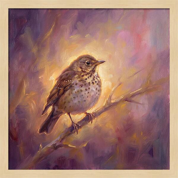 Thrush Perched